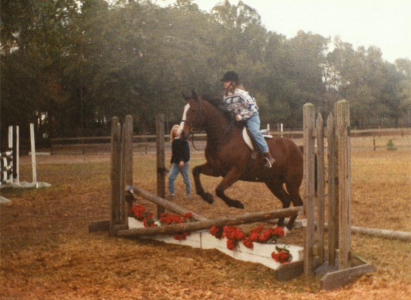Monica horseback