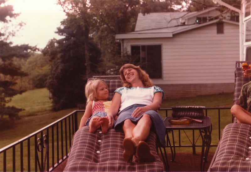 Monica mom relaxing
